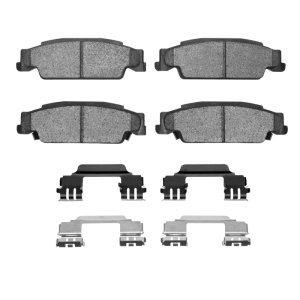 Cadillac STS Brake Pads - Rear - R1 Concepts - Semi-Metallic - `03-`11